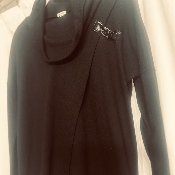 Guess Est 1981 Women Y2K Cotton Black Sweater Cowl Neck Classic Fit XS - Picture 5 of 6